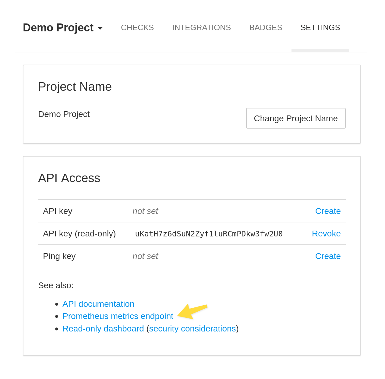 Configuring Prometheus - SeaTable Healthchecks